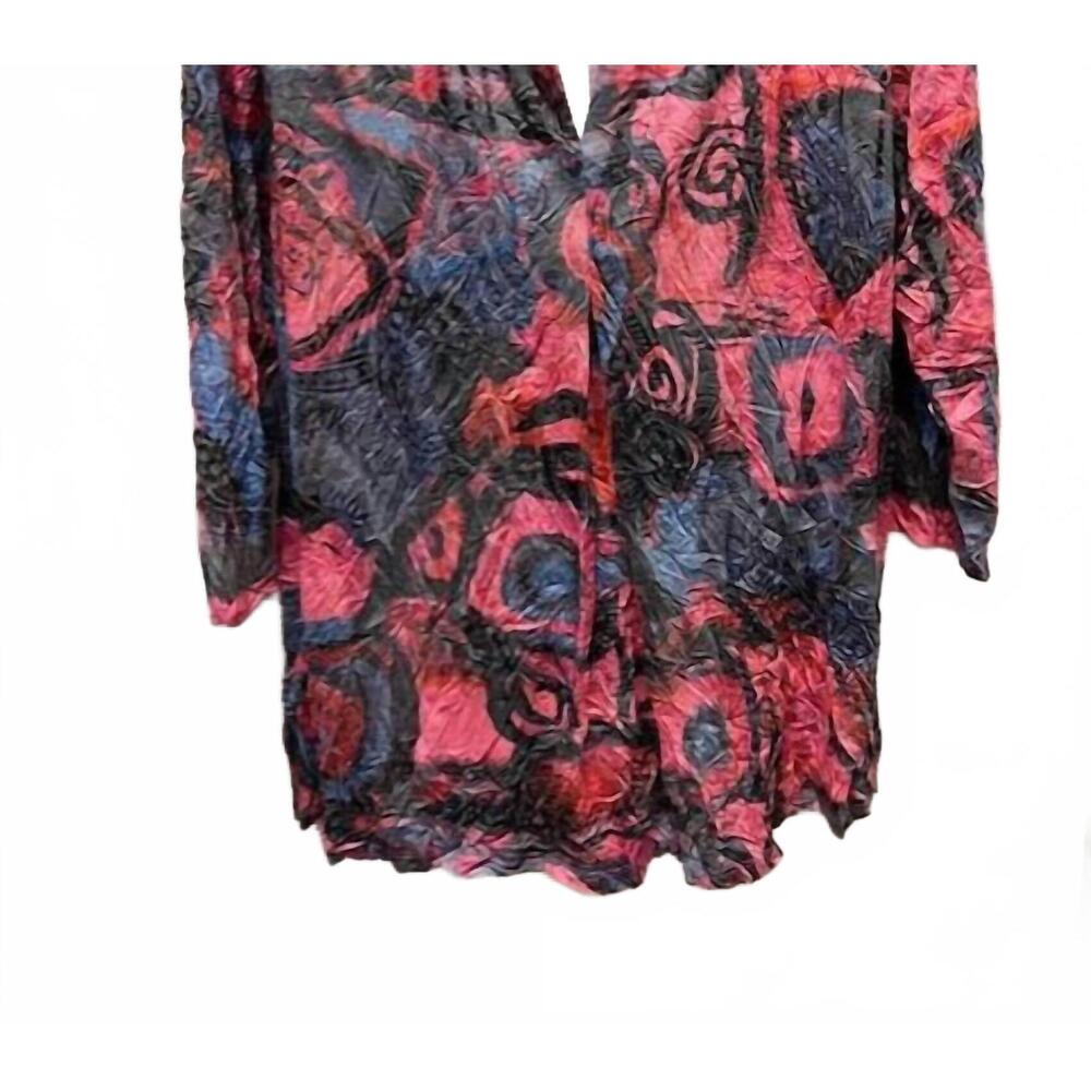 NEW SHANA APPAREL women's v neck blouse in pink